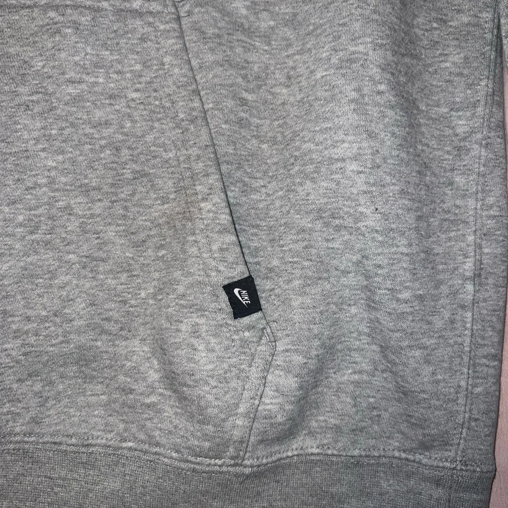 Nike Grey & Black Hoodie Sweatshirt Size L
